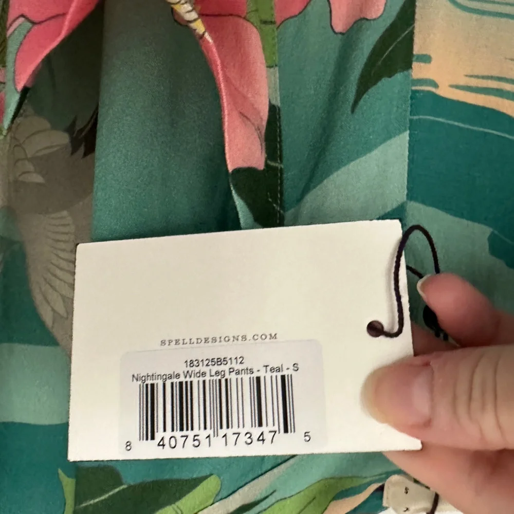 New spell nightingale crop top M & wide pants set S - Picture 11 of 16